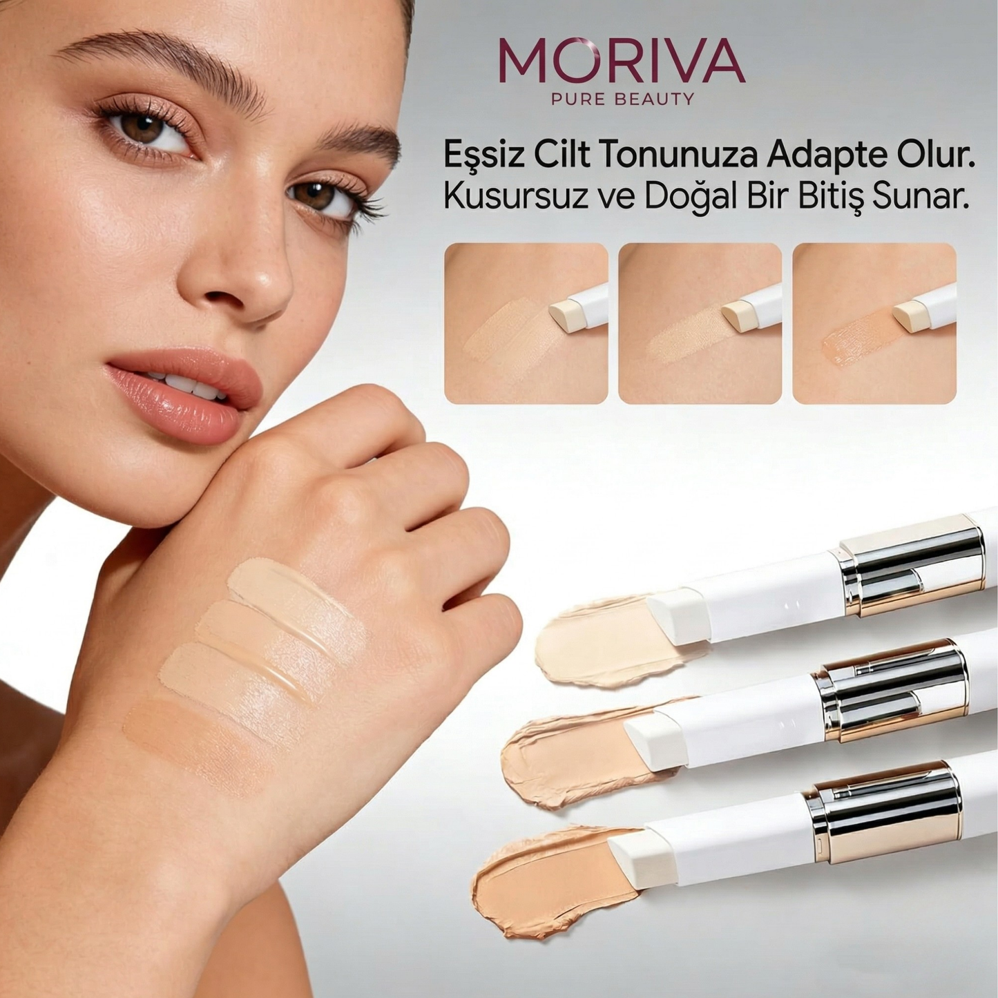 Moriva SkinMatch Akıllı Fondöten Stick
