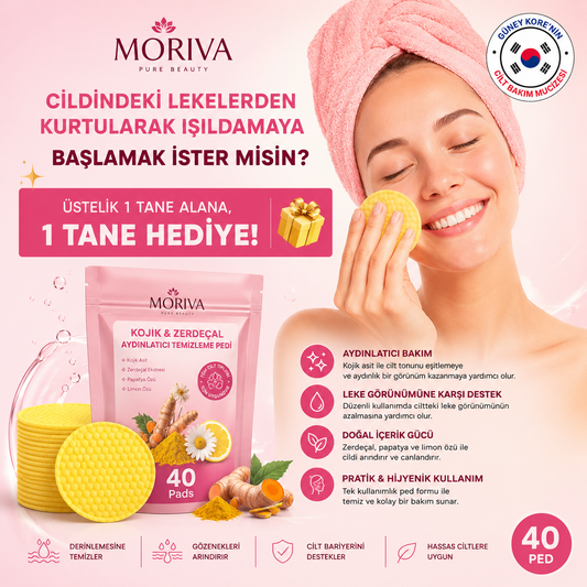 Kojik & Zerdeçal 40’lı Aydınlatıcı Temizleme Pedi