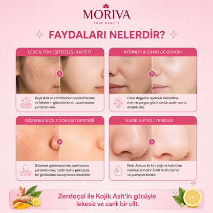 Kojik & Zerdeçal 40’lı Aydınlatıcı Temizleme Pedi